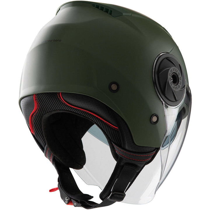 Casco Jet Tucano Urbano - El 'City - Verde Airborne Opaco