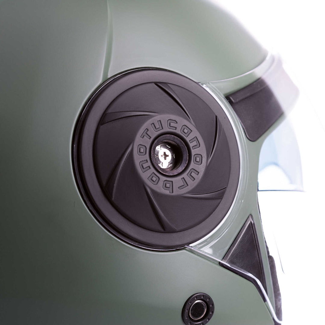 Casco Jet Tucano Urbano - El 'City - Verde Airborne Opaco