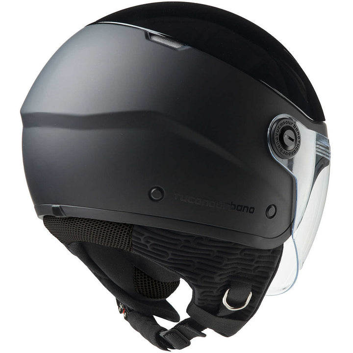 Casco Demi-Jet Tucano Urbano - El 'Pop - Grigio Carbone Opaco