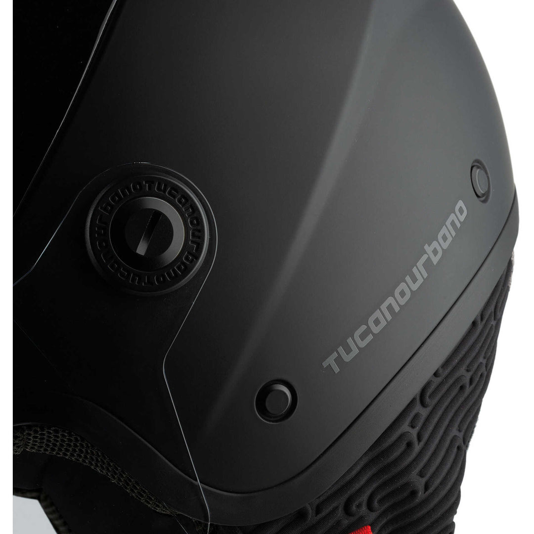 Casco Demi-Jet Tucano Urbano - El 'Pop - Grigio Carbone Opaco