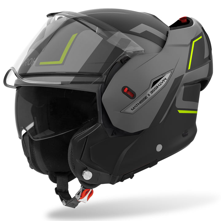 Casco Modulare Airoh - Mathisse II - Genius Giallo Opaco