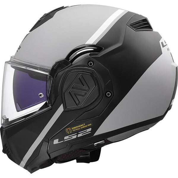 Casco Modulare LS2 Advant - Swipe Grigio Opaco