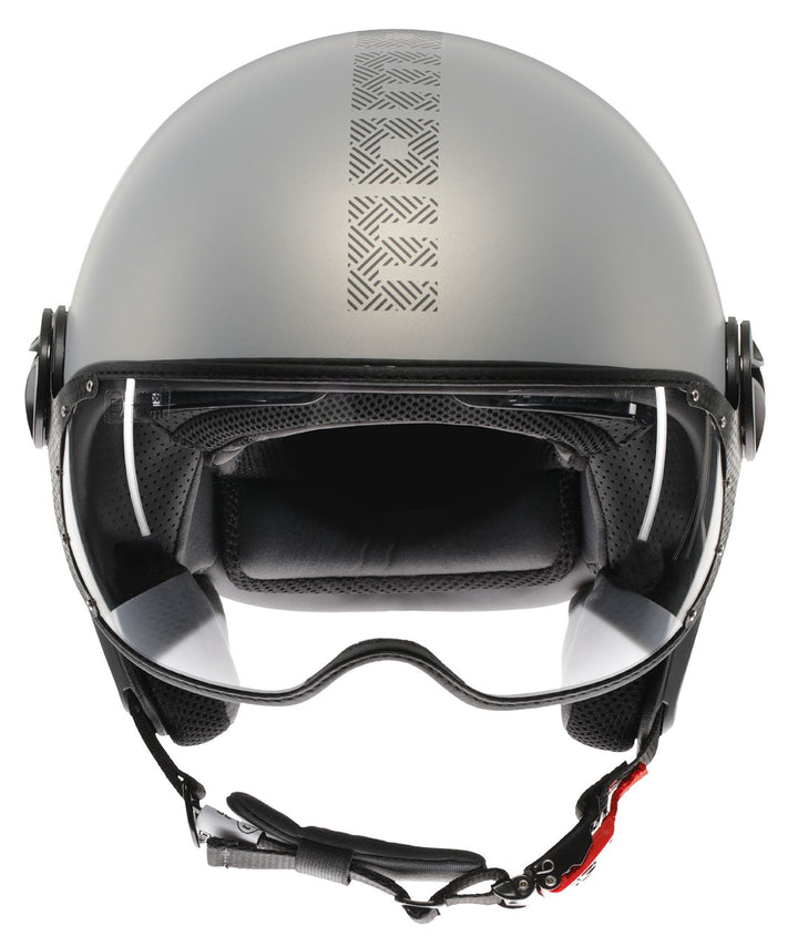 Casco Jet MomoDesign - Fgtr Evo - Hip Opaco Grigio Cerulean Grey