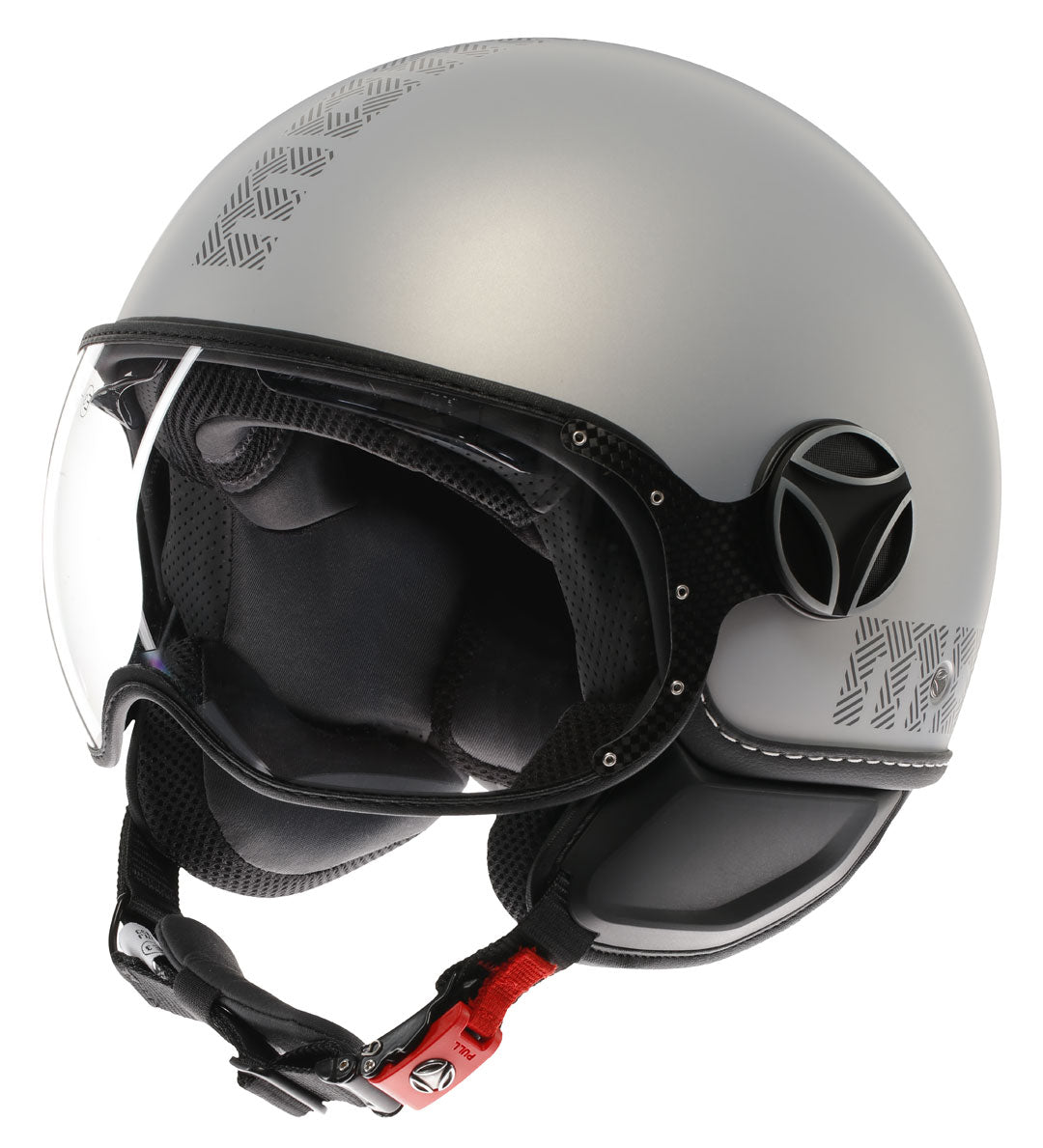 Casco Jet MomoDesign - Fgtr Evo - Hip Opaco Grigio Cerulean Grey