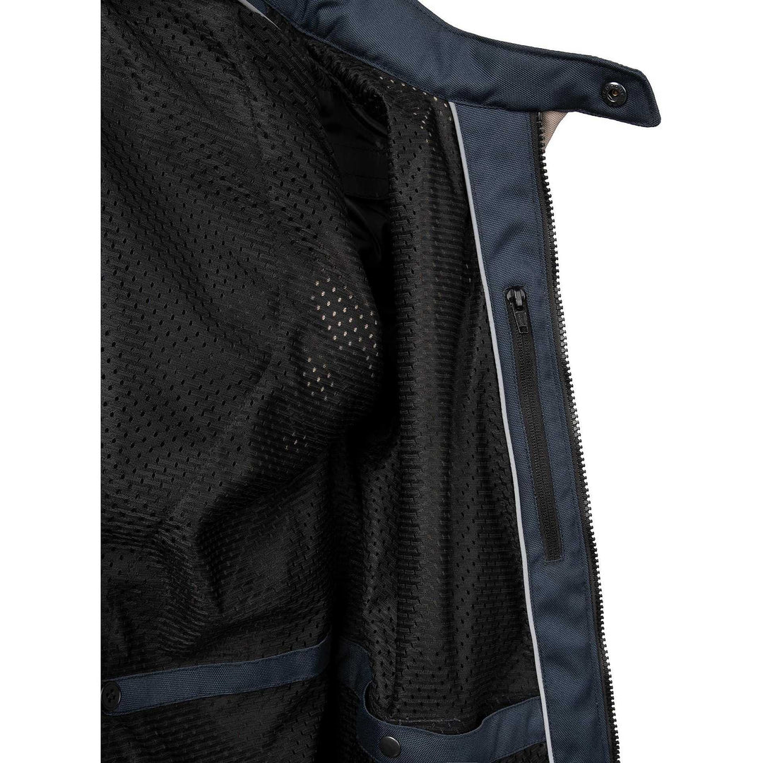 Giacca Texwork in Tessuto Nero Giallo Fluo Tucano Urbano