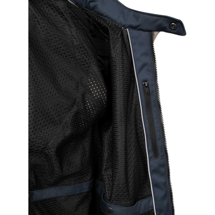 Giacca Texwork in Tessuto Nero Giallo Fluo Tucano Urbano