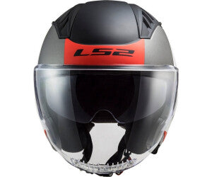 Casco Jet LS2 Copter II - Urbane - Matt White Red