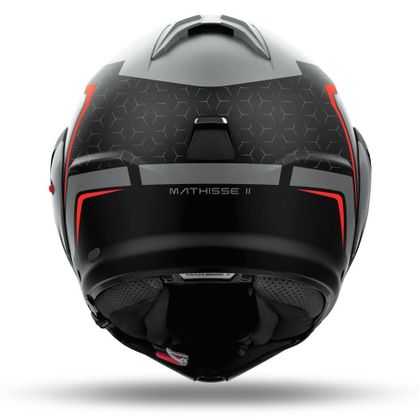 Casco Modulare Airoh - Mathisse II - Magnet Grigio Rosso Opaco