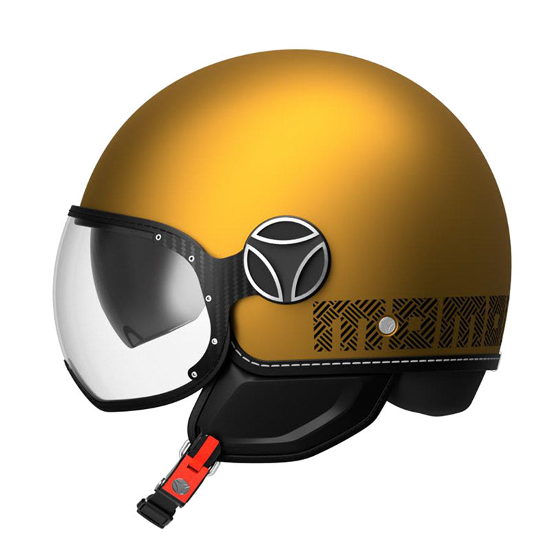 Casco Jet MomoDesign - Fgtr Evo - Hip Opaco Ocra Grigio