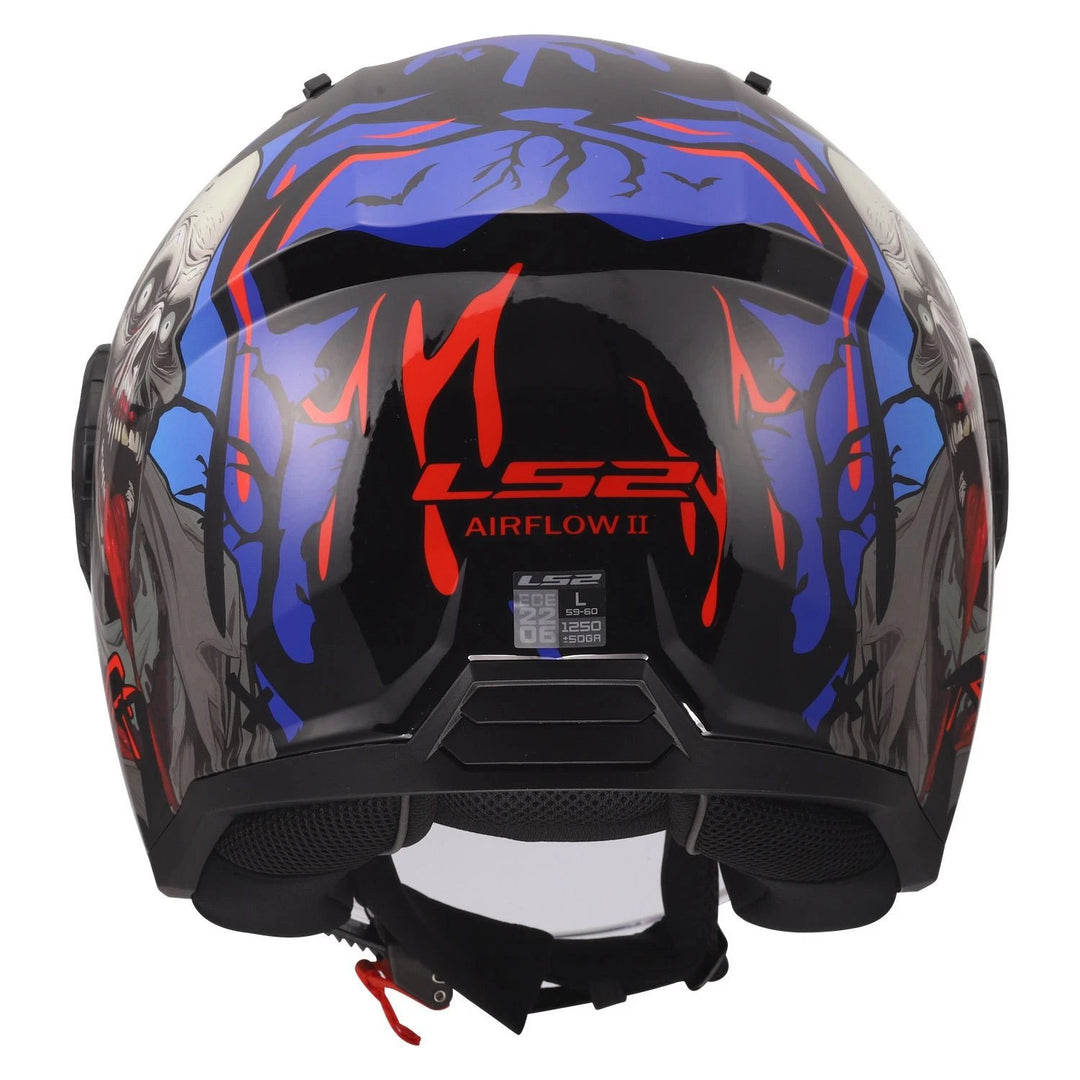 Casco Jet LS2 Airflow II - Zombie