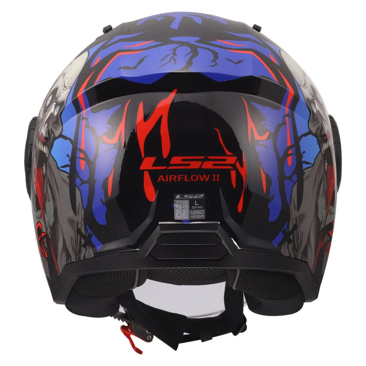 Casco Jet LS2 Airflow II - Zombie
