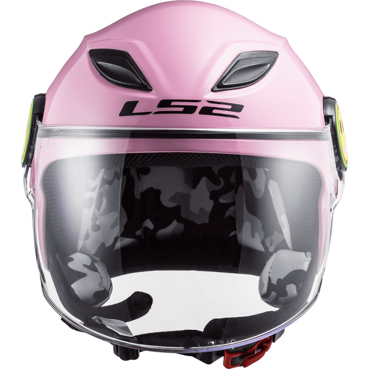 Casco Kid Jet LS2 Funny - Rosa Lucido