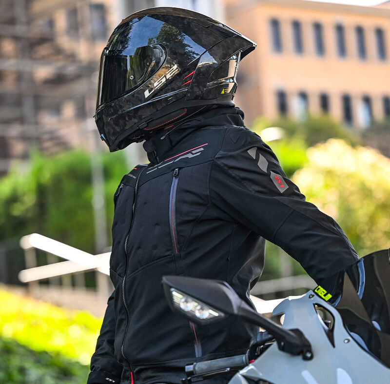 Giubbotto Moto Tecnico Sportivo LS2 Zirconium Man Nero