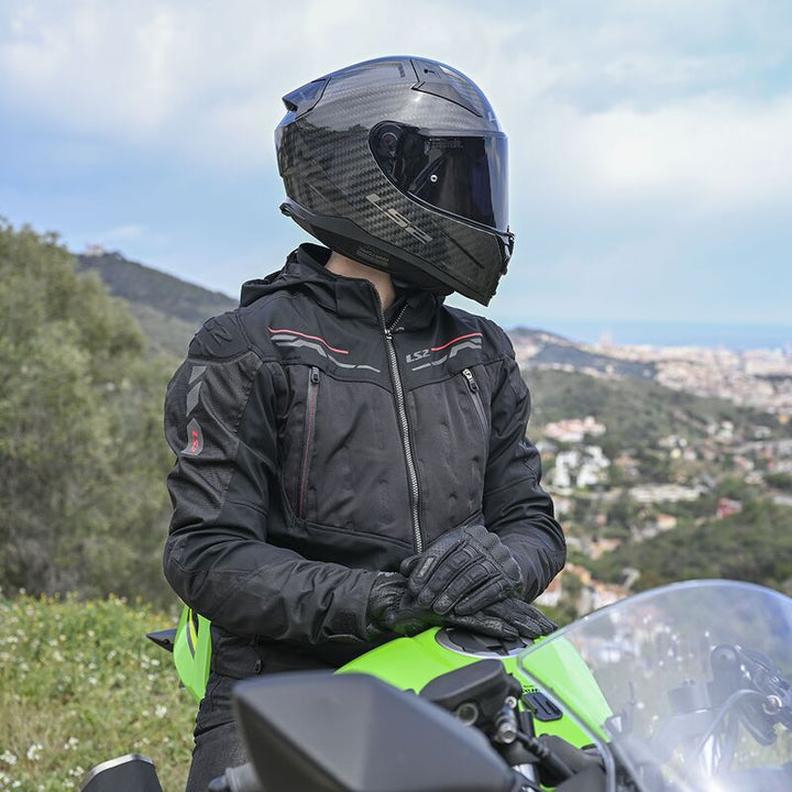 Giubbotto Moto Tecnico Sportivo LS2 Zirconium Man Nero