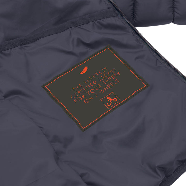 Piumino Moto Tucano Urbano Modello Superleggero Blu Scuro