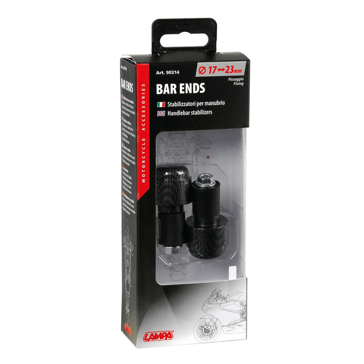Stabilizzatori manubrio universali CARBON - LAMPA