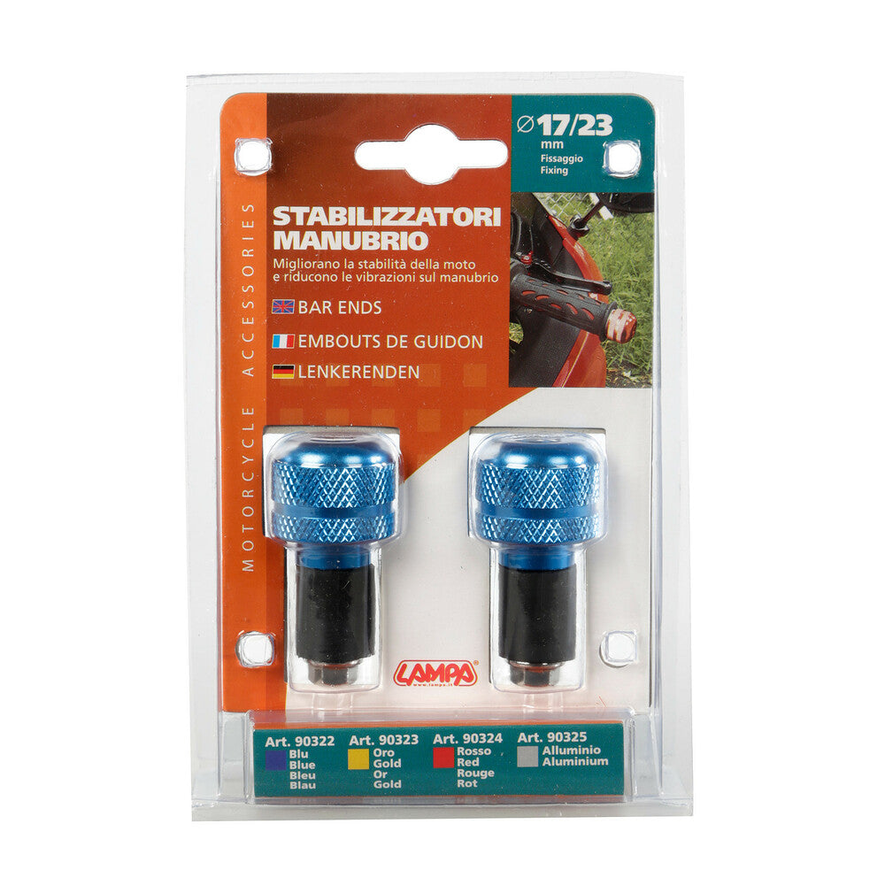 Stabilizzatori manubrio universali BLU - LAMPA