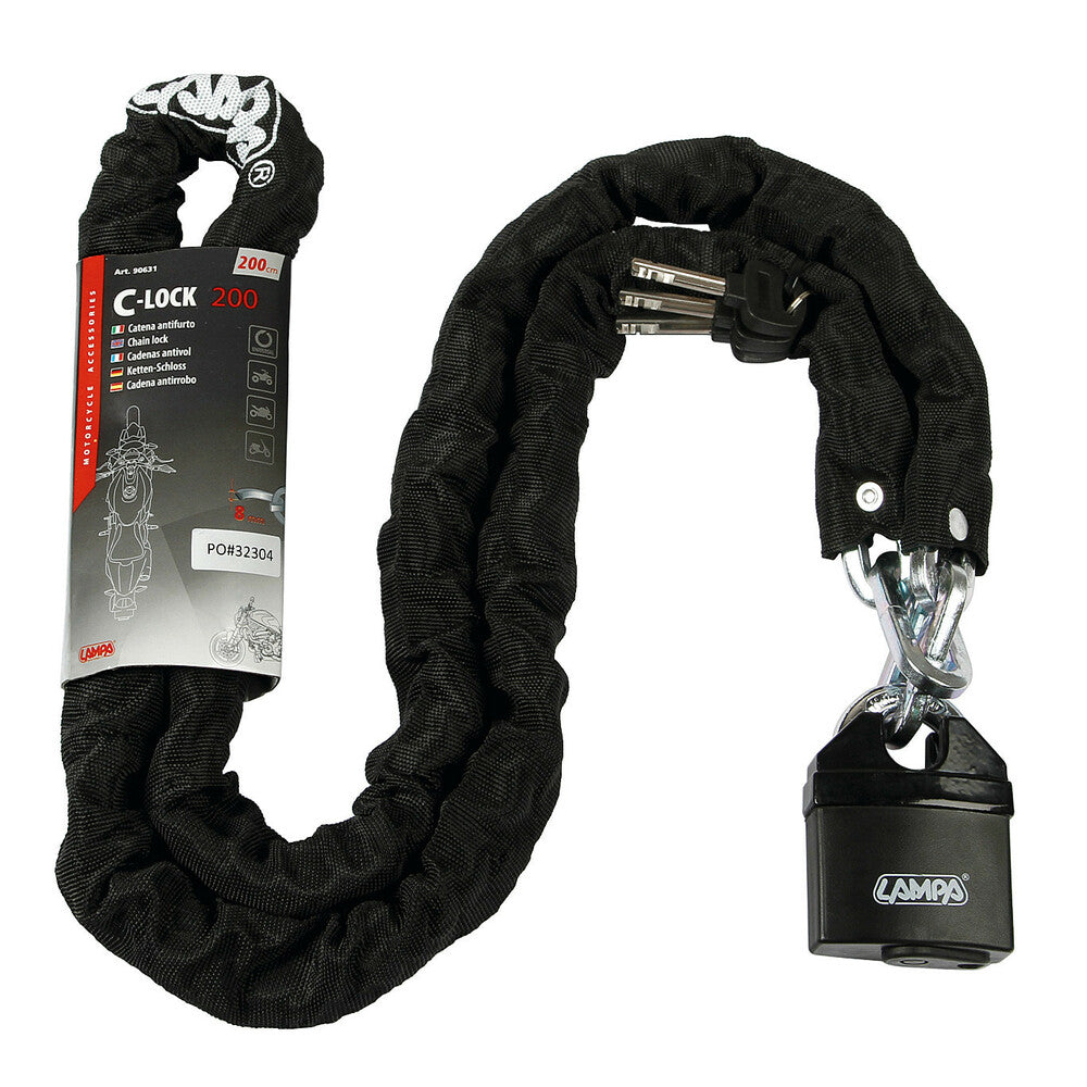 Catena antifurto C-Lock 200 cm - LAMPA
