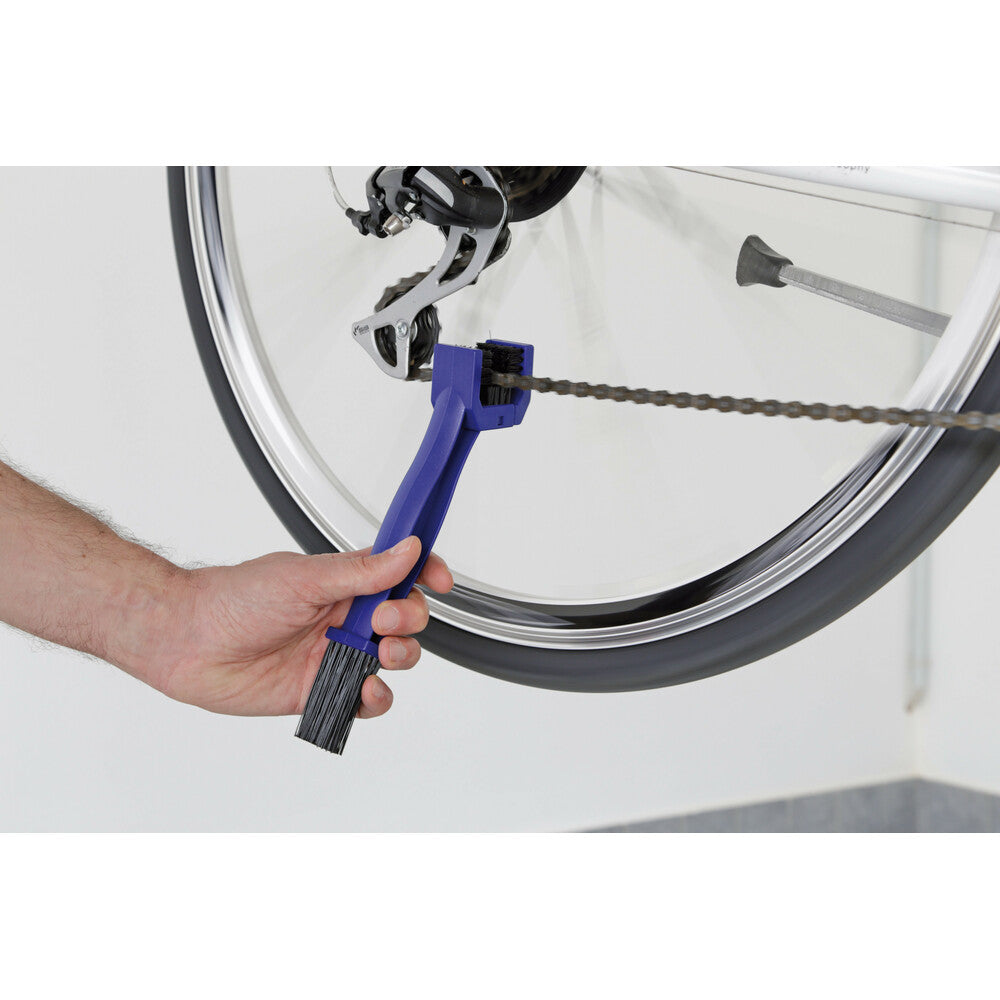 Spazzola pulisci catena per ciclo e moto - LAMPA