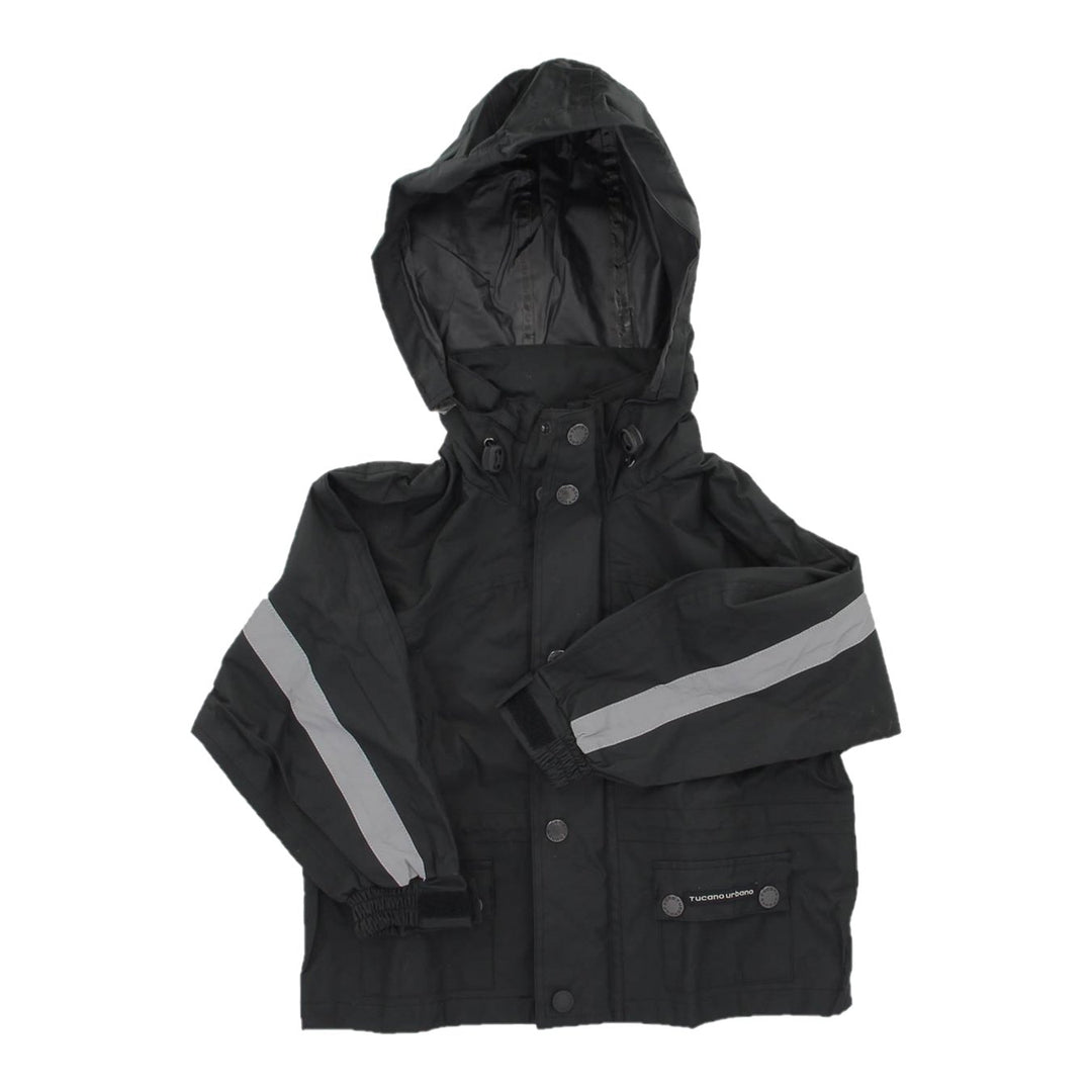 Completo Antipioggia Tucano Urbano Set Diluvio Bambino Nero