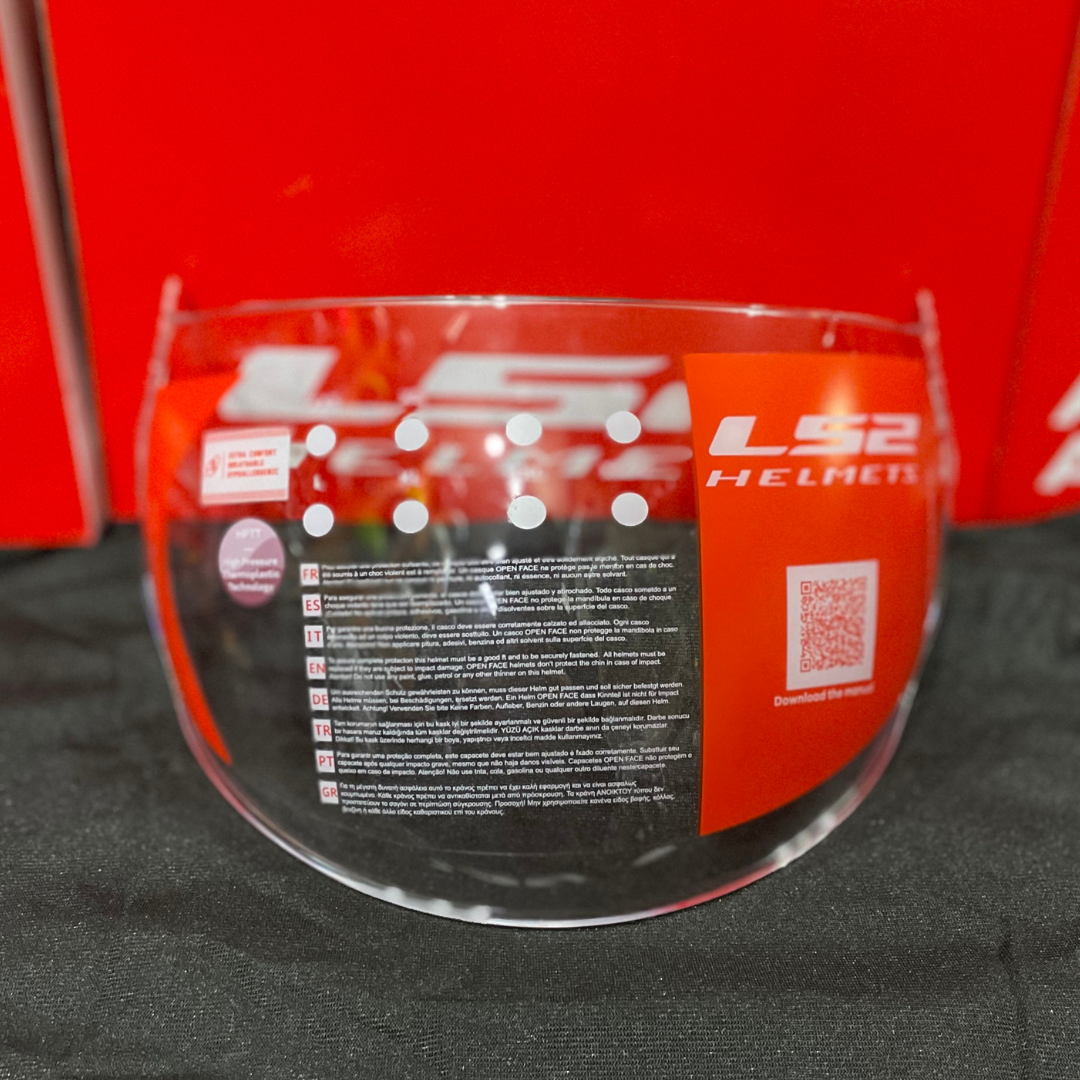 Visiera Lunga Casco LS2 Airflow OF562/Sphere Lux OF558 - Trasparente