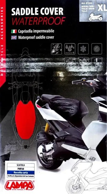 Coprisella Impermeabile per scooter tg. L - LAMPA – La Lambretta Moto