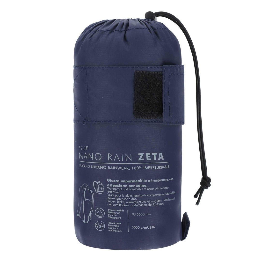 Giacca antipioggia NANO RAIN ZETA HYDROSCUD® - Blu | Tucano Urbano