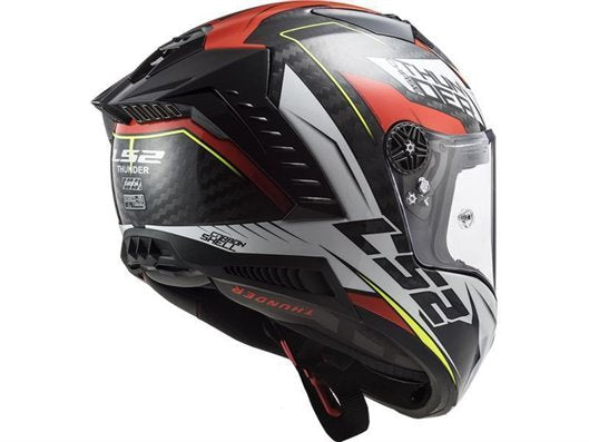 Casco Integrale LS2 - Thunder C FF805 Rosso Bianco Lucido