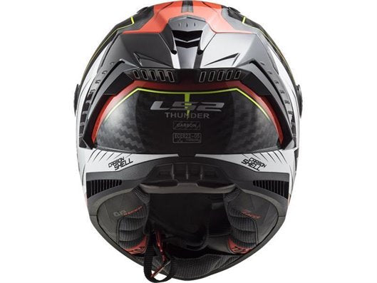 Casco Integrale LS2 - Thunder C FF805 Rosso Bianco Lucido