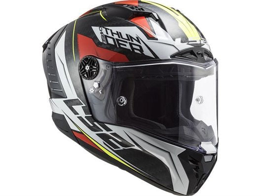 Casco Integrale LS2 - Thunder C FF805 Rosso Bianco Lucido