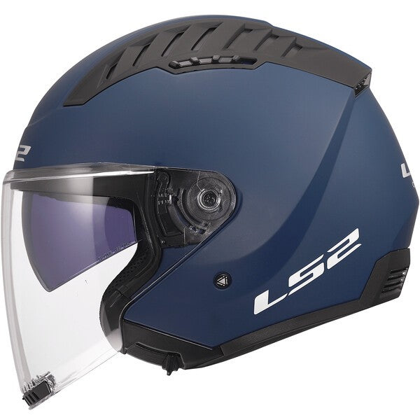 Casco Jet LS2 Copter II - Navy Blue