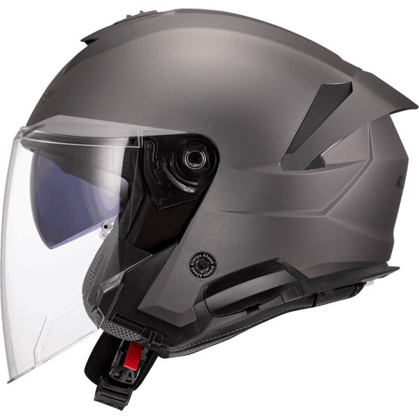 Casco Jet LS2 Verso II - Titanio Opaco