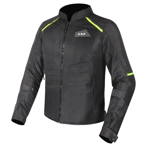 Giubbotto Moto Tecnico Estivo LS2 Breeze Man Nero-Giallo