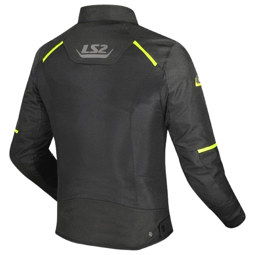 Giubbotto Moto Tecnico Estivo LS2 Breeze Man Nero-Giallo