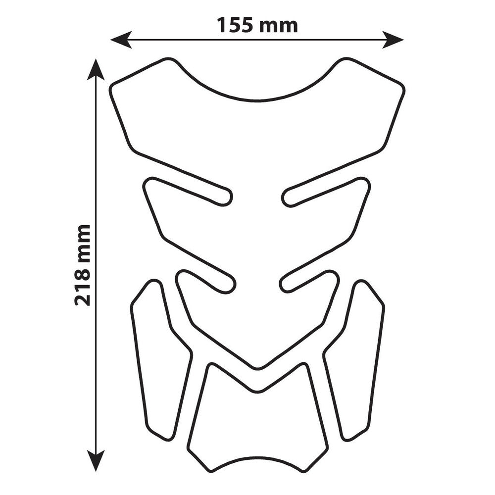 Protezione adesiva per serbatoio Pro-Tank X2 Carbon - LAMPA