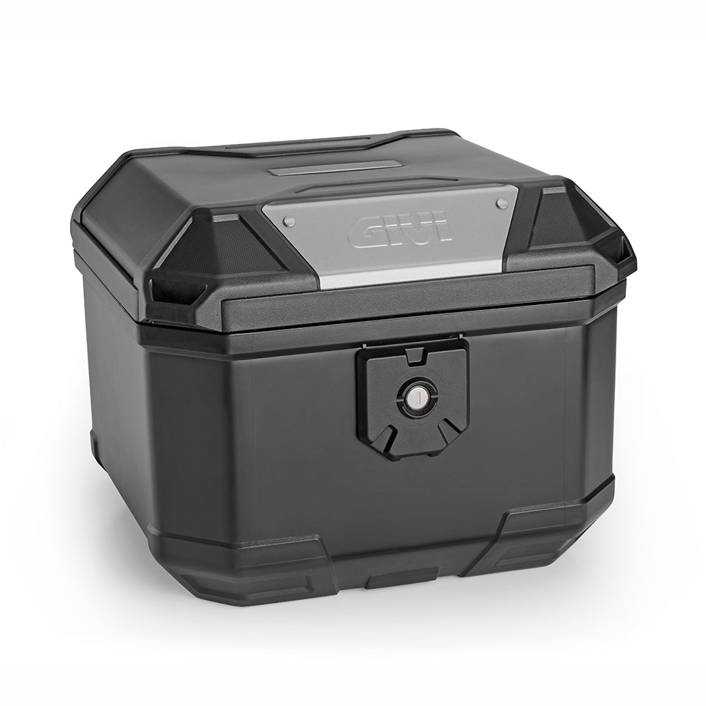 Bauletto MONOLOCK® 38 Lt, con sistema di sgancio dall'interno. Comprensivo di piastra e kit universale