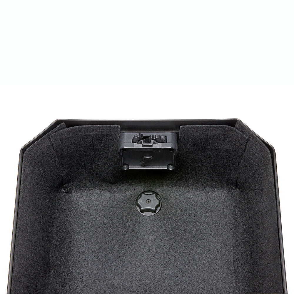 Bauletto MONOLOCK® 38 Lt, con sistema di sgancio dall'interno. Comprensivo di piastra e kit universale