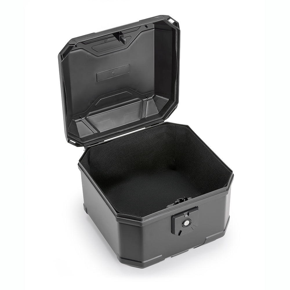 Bauletto MONOLOCK® 38 Lt, con sistema di sgancio dall'interno. Comprensivo di piastra e kit universale
