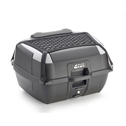 Bauletto Givi B45+ 45L Monolock - con piastra schienalino e rete universale per moto e scooter
