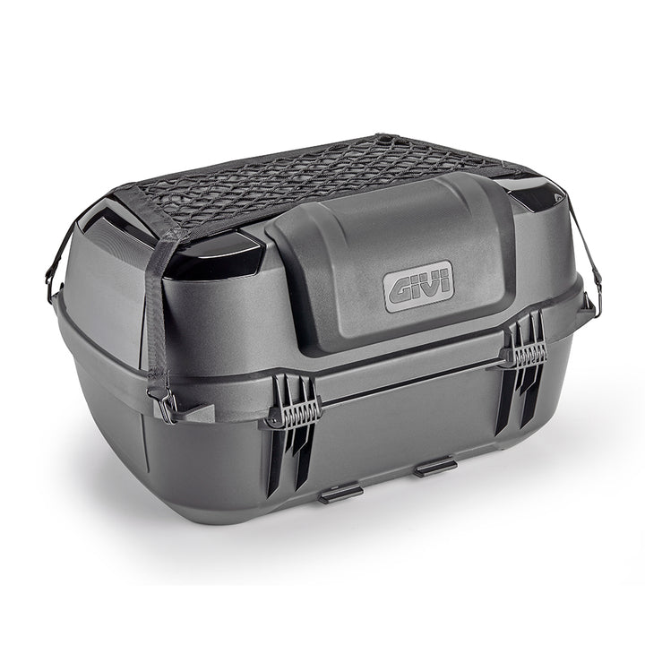 Bauletto Givi B45B+ 45L Monolock - con piastra schienalino rete universale per moto e scooter