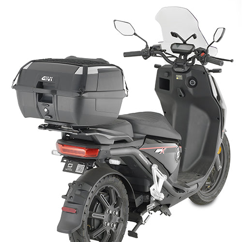 Bauletto Givi B45+ 45L Monolock - con piastra schienalino e rete universale per moto e scooter