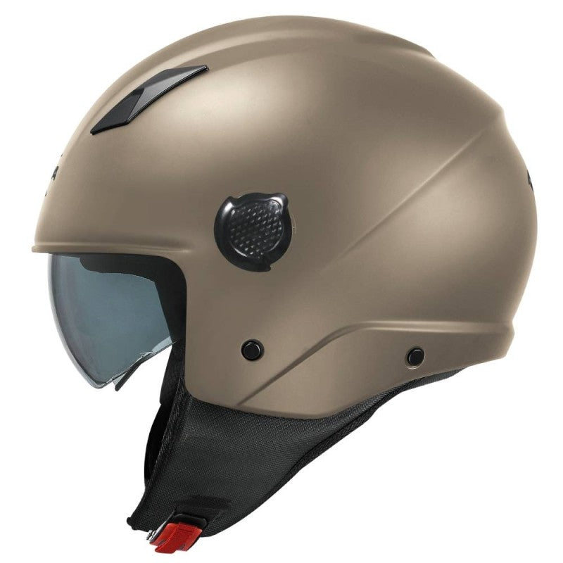 Casco Demi-Jet Kappa KV58 Nichel Opaco