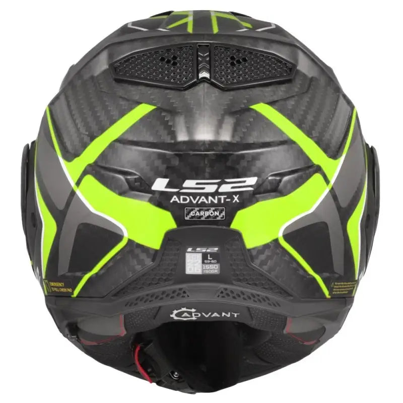 Casco Modulare LS2 - Advant x Carbon Future II Gloss Yellow