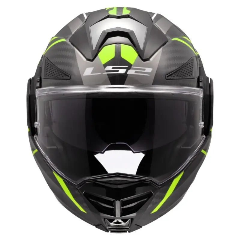 Casco Modulare LS2 - Advant x Carbon Future II Gloss Yellow