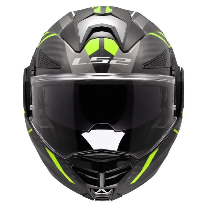 Casco Modulare LS2 - Advant x Carbon Future II Gloss Yellow