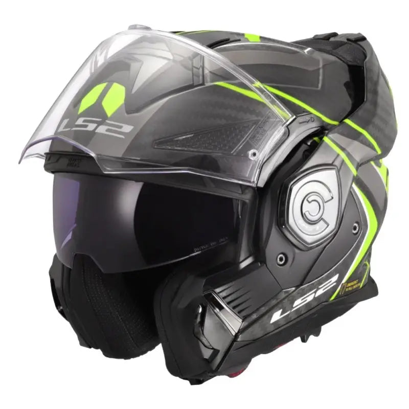 Casco Modulare LS2 - Advant x Carbon Future II Gloss Yellow