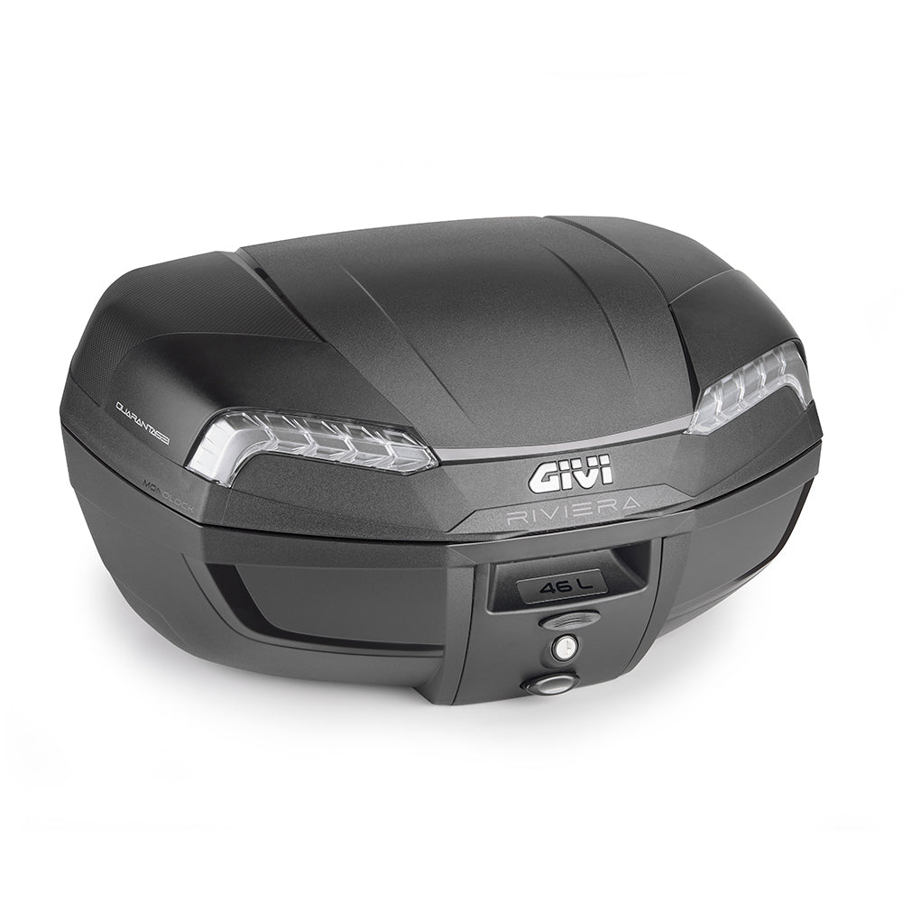Bauletto Givi E46NT2 Riviera 46L Monolock - con piastra universale per moto e scooter