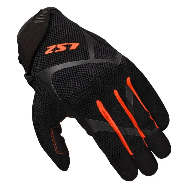 Guanti Moto LS2 Ray II Man Nero-Rosso
