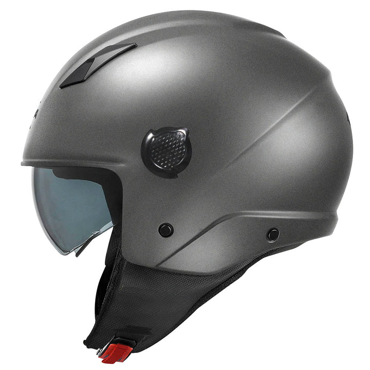 Casco Demi-Jet Kappa KV58 - Titanio Opaco