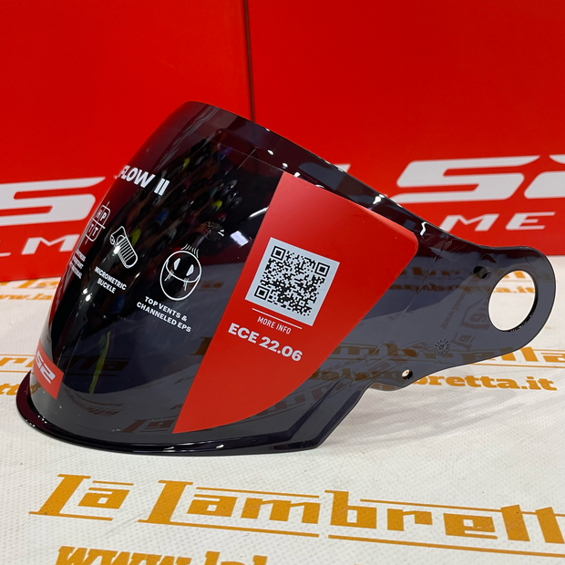 Visiera Lunga Casco LS2 Airflow II OF616 - Nera/Fumé Scuro